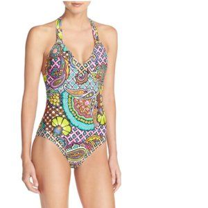 TRINA TURK Madagascar Racerback one-piece Swimsuit